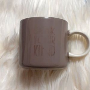 Starbucks Speak Your Kind Taupe Grey Mug
